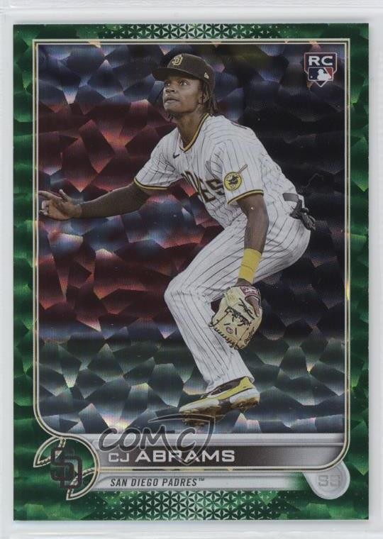 2022 Topps Update Green Foil 58/499 CJ Abrams #US34 17dp