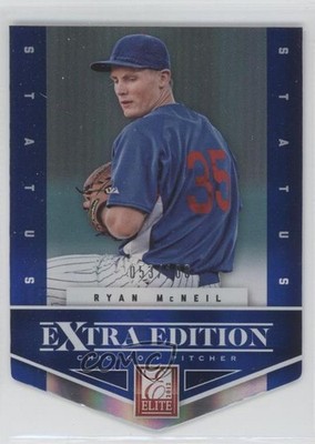 2012 Elite Extra Edition Status Blue Die-Cut 53/100 Ryan McNeil #33 y0i