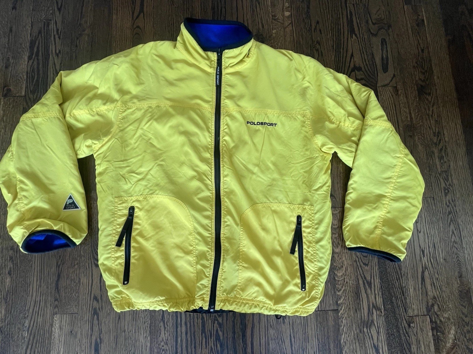 Polo Sport Ralph Lauren Y2K Mens Reversible Windbreaker/Fleece Lined Jacket XL