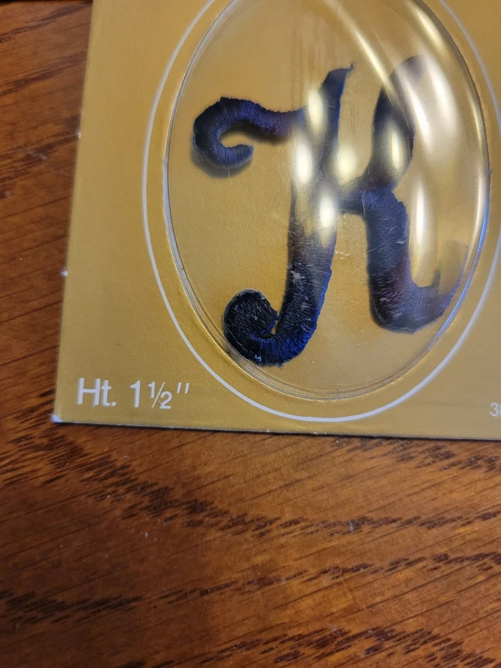 Vintage Lot Stick-On Permanent Patches Assorted Alphabets Embroidered Iron-On - Image 2 of 4