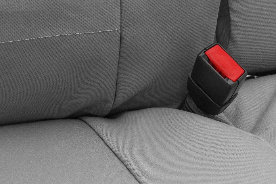 For Honda Passport 00-02 Polycotton Drill 2nd Row Medium Gray Custom Seat Covers — 第 4/4 张图片