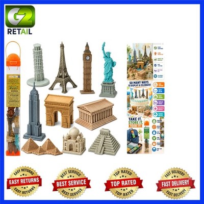 Around the World Toob: 10 Landmark Figurines for Educational Geography Play