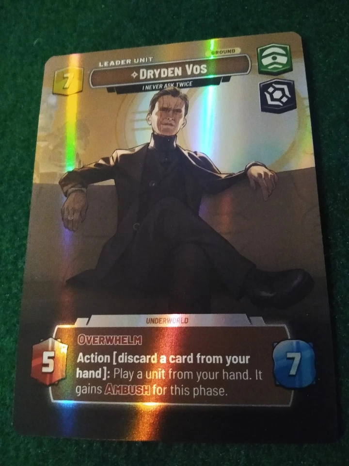 STAR WARS UNLIMITED SECRETS OF POWER SHOWCASE #1027 DRYDEN VOS - Image 2 of 2