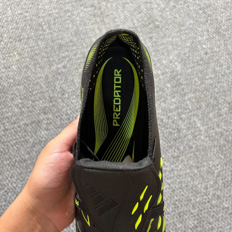 Predator Elite Fold-Over Tongue Firm Ground Cleats – Core Black / Carbon / Lucid - Image 2 of 4