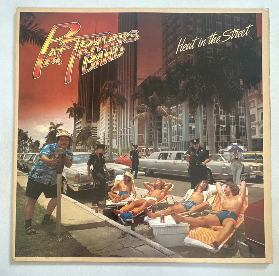 Pat Travers Band  Heat In The Street Vinyl Lp EX / VG+ Condition - Image 2 of 4