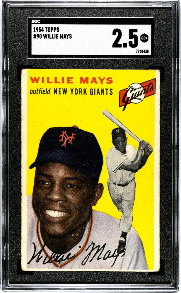 1954 Topps Willie Mays #90 SGC 2.5
