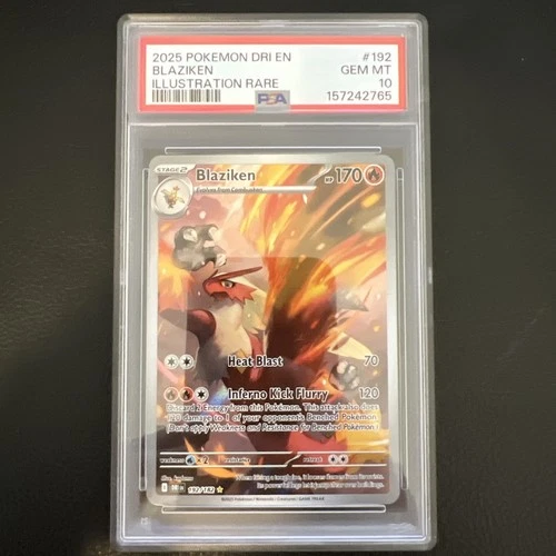 PSA 10 - Blaziken 192/182 - Destined Rivals - Illustration Rare - Pokemon