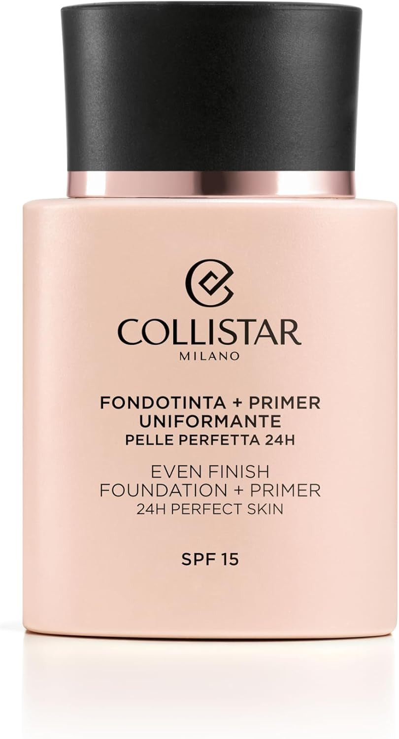Collistar Fondotinta + Primer Uniformante SPF 15 | Fondotinta 2 in 1 Waterproof 