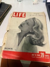 Life Magazine July 12 1948 Creamred - Vintage Issue