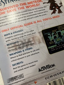 Blue Stinger: Custom Hardcover Strategy Guide Sega Dreamcast