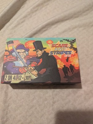    SCARS AND STRIPES Card Game New Complete In Box Very Hard To Find