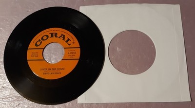 Steve Lawrence Love In The House/Uh-Huh, Oh Yeah by Coral Records 7'' Vinyl 45rpm