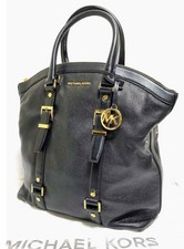 Borsa tote Michael Kors a 2 vie in pelle nera per uomo e donna