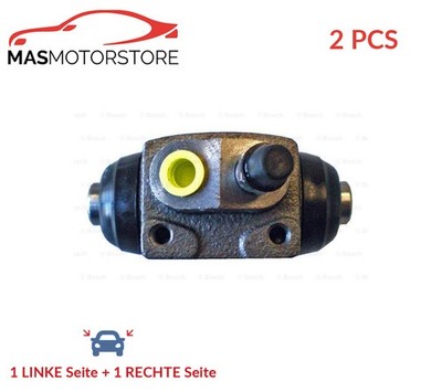 RADBREMSZYLINDER TROMMELBREMSE PAAR HINTEN BOSCH F 026 002 581 2PCS P NEU