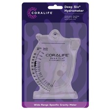 Coralife Aquarium Fish Tank Deep Six Hydrometer For Measuring Water Salinity ...
