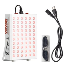 VEVOR Red Light Therapy for Body Face 60 Dual-Chip LEDs 660nm & 850nm Light