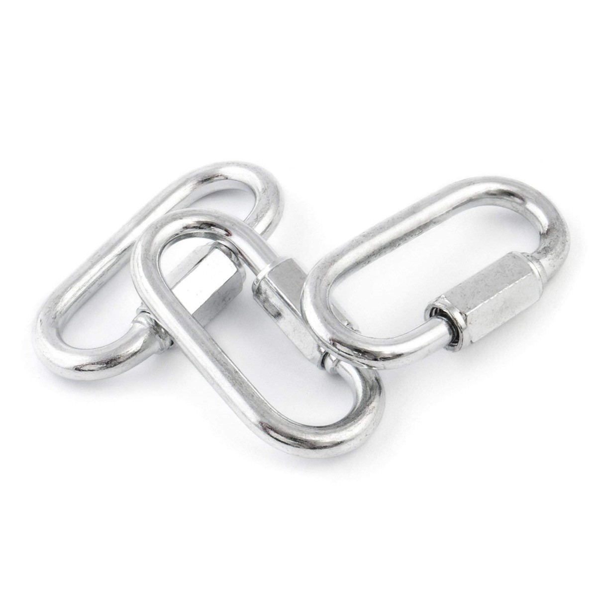 Quick Link PAMAZY 2PCS 4.2" Heavy Duty Chain S, 2500 LBS Weight Capacity, Durable, Anti-Rust, High Strength Chain Connector, Carabiner For Big Chain Link Chain