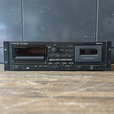 Tascam CD-A500 CD Player Reversible Cassette Deck Rack Mount Used