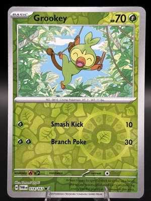 Final Fantasy TCG -Grookey - 014/067 - SV06: Twilight Masquerade - Reverse Holo