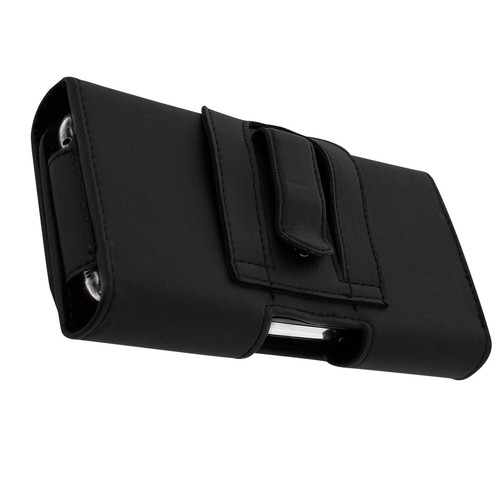 Custodia Cintura Smartphone 5.5 a 6 Protezione Attacco Clip/ Passante - Nero