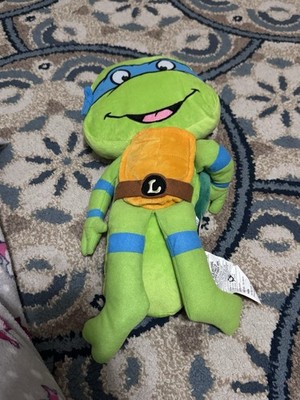 Leonardo Teeenage Mutant Ninja Turtle Plush Nickelodeon Seat Pets Stuffed 25 