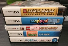 Lot of 5 Nintedo DS Games Box & Manuals ONLY , NO Games