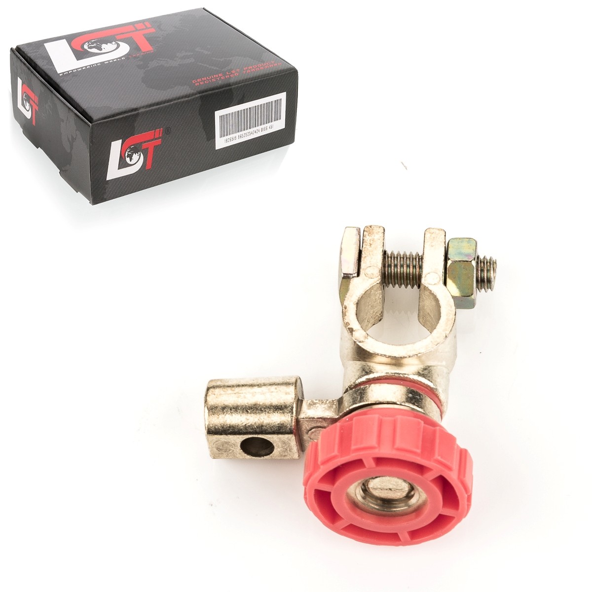 Battery Disconnect Isolator with Round Knob Red for CHEVROLET