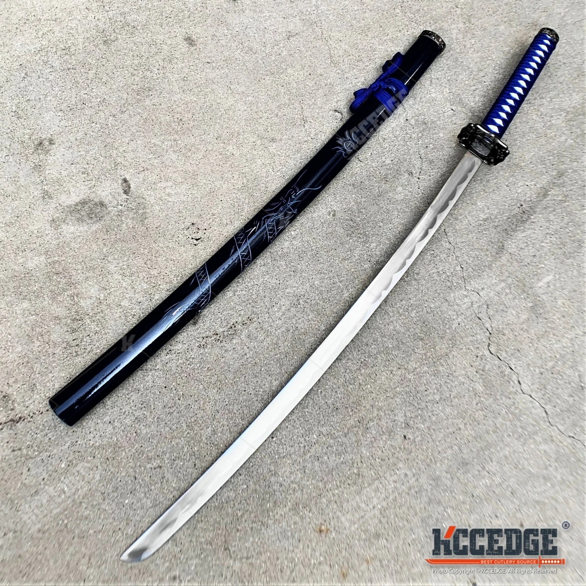 碳钢刀片蓝色收藏品刀剑、军刀| eBay