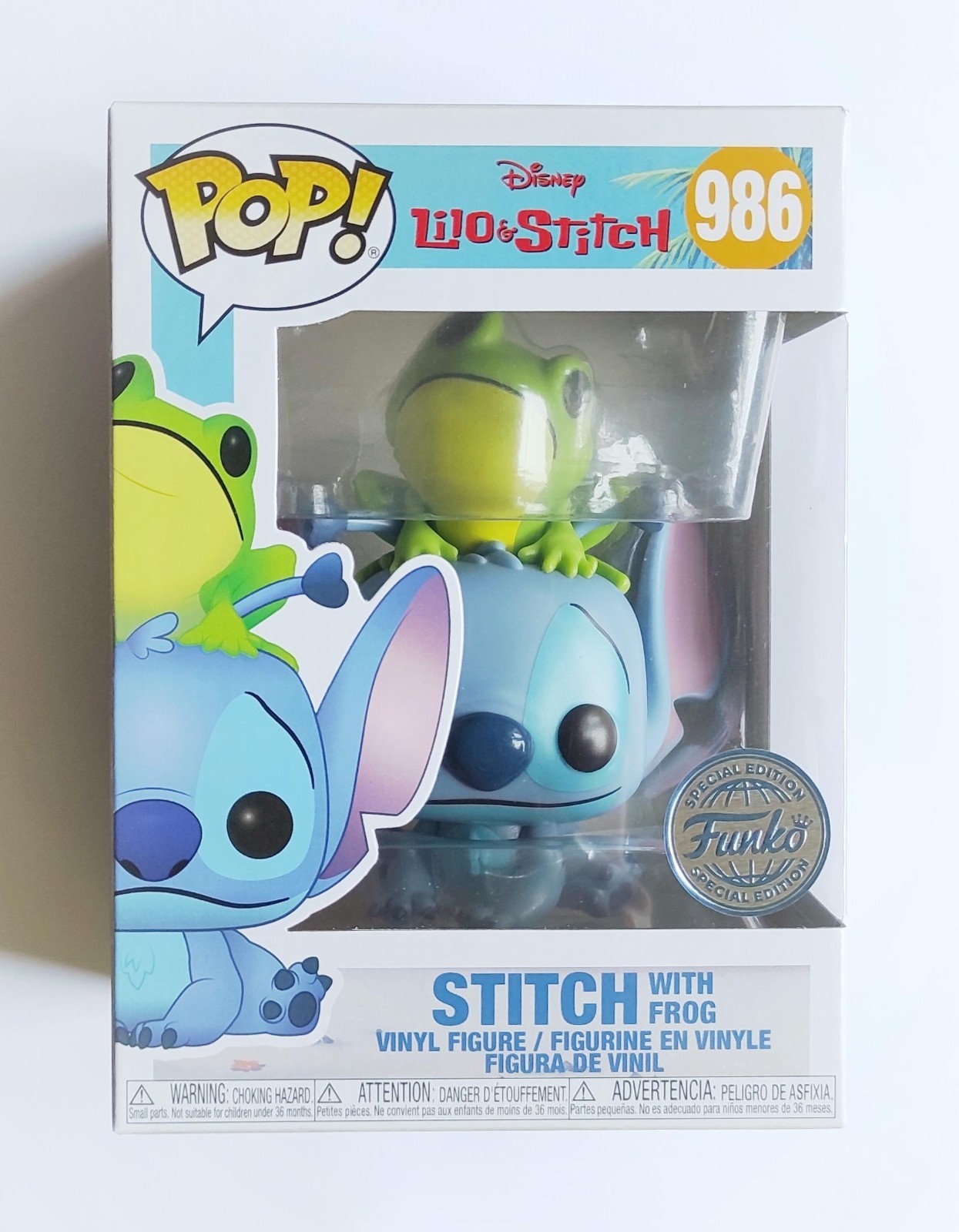 Funko POP Stitch & Grenouille #986 figurine Disney collection vinyle
