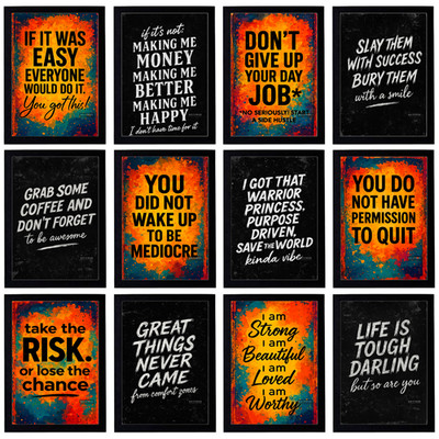 Motivationsposter A3 A4 A5 Inspirierender Wandbilddruck für Zuhause und Büro