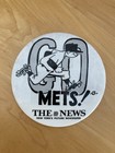 New York Mets Vintage The News GO Mets Button Pin Baseball Memorabilia 3.5” — photo 1