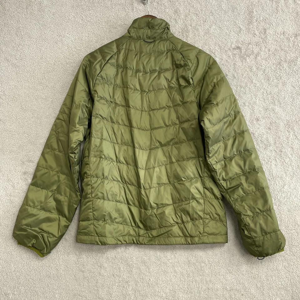 NUEVA Chaqueta de Plumón Lands' End Para Hombre S 800 Empacable Oliva Ahumada Ligera Puffer Foto 3 de 4