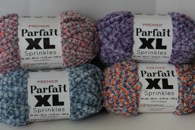 Parfait XL Sprinkles by Premier yarns Sold per skein new old stock