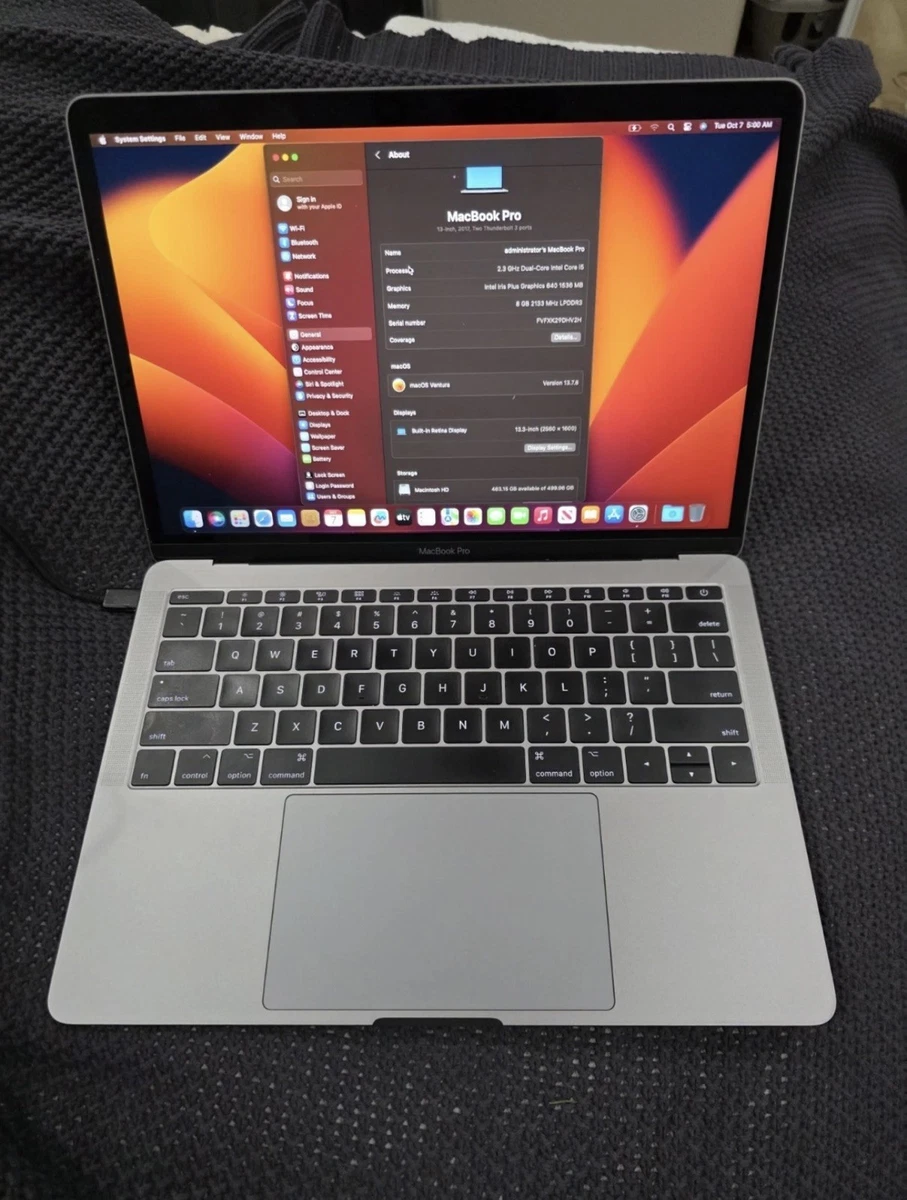 MacBook Pro macOS 10.12, Sierra Apple 13-13.9 in Screen for sale