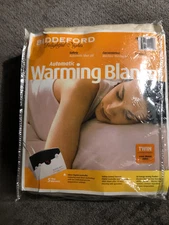 Biddeford Delightful Nights Automatic Heated blanket TWIN  BEIGE NEW