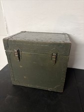 VTG 1961 Military Typewriter Field Case Trunk W/ Original Tray Strap Vietnam War thumbnail