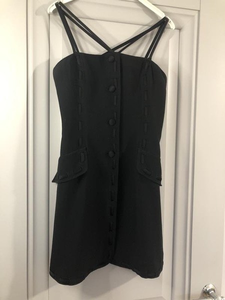 Women Moschino Cheap&Chic Dress Black 34 / XS / 42 #B4O9