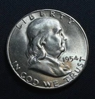 Gem BU  FBL 1954 San Francisco Franklin Half Dollar 50C  Blazer no reserve