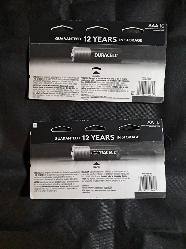 Pilas alcalinas Duracell 4330209240 AAA - 16 unidades Foto 2 de 2