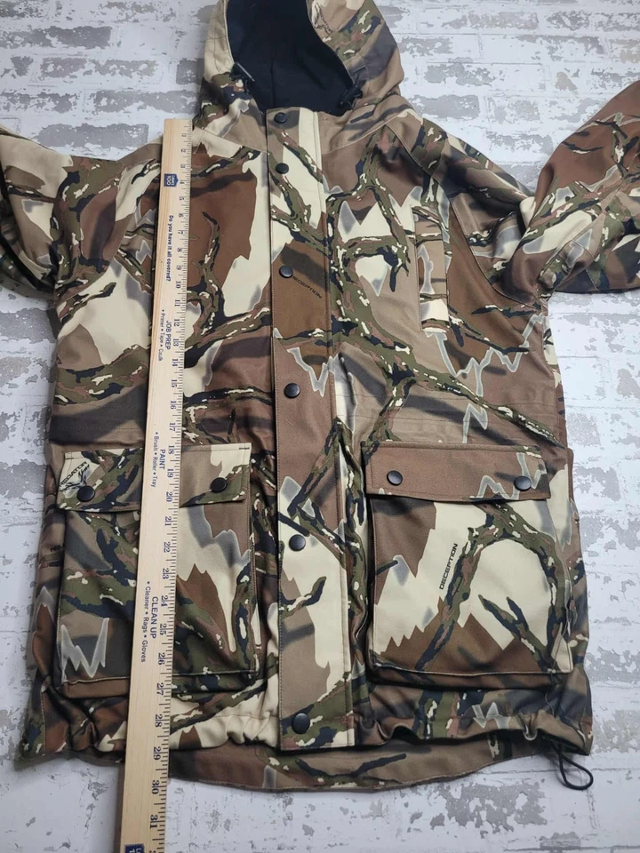 Predator Camo Deception Hunting Jacket Hooded Full Zip Men's Medium - Image 3 of 4