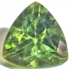 Natural Peridot Green Trillion 6 options Faceted Loose Gems since 1989 USA