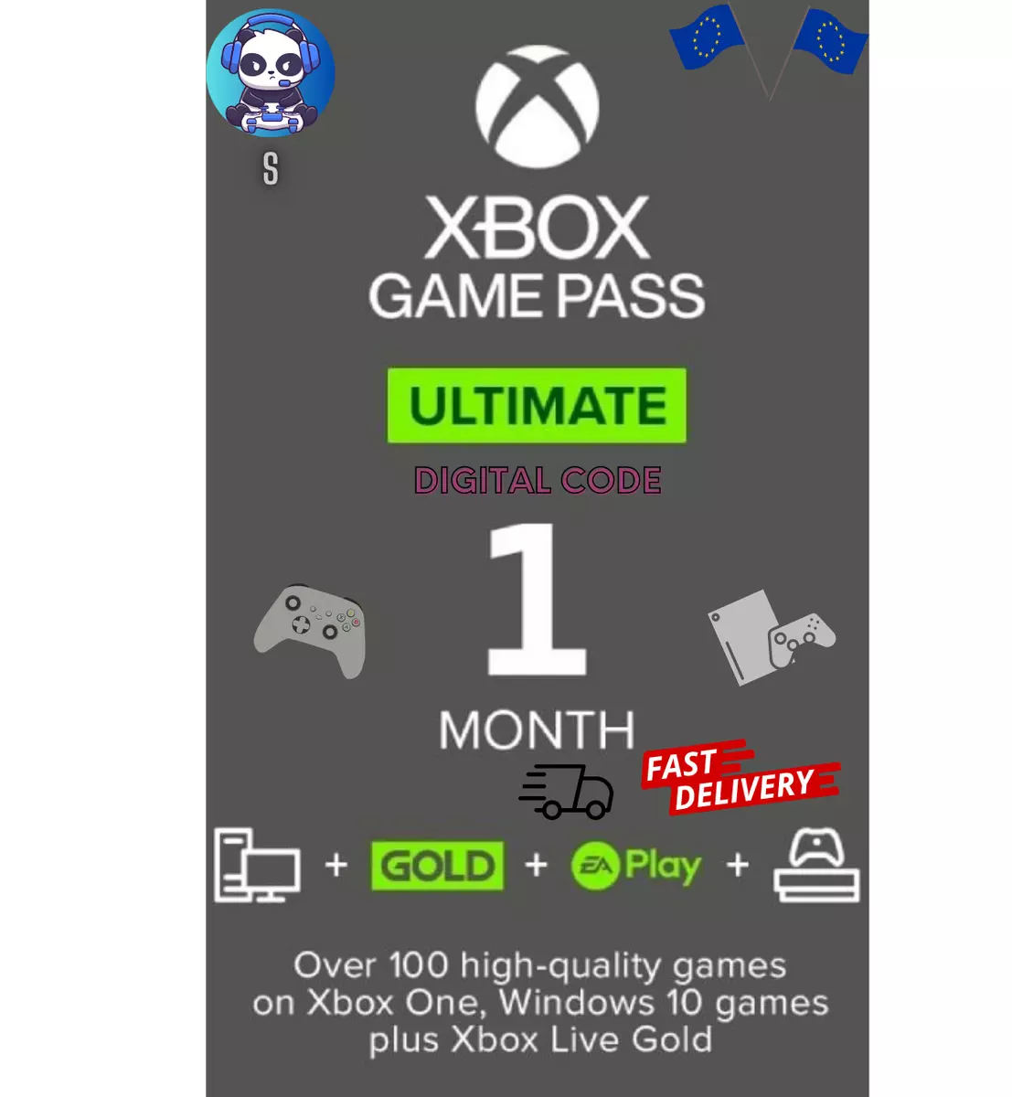 Gift Card Xbox Live Gold - 12 meses - Digital Xbox