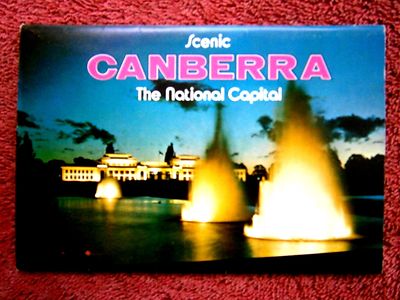SCENIC  CANBERRA  THE NATIONAL  CAPITAL  A.C.T.  COLOUR VIEW  FOLDER     [358]