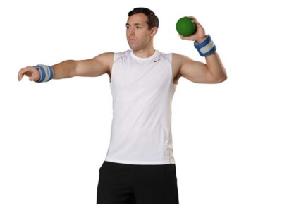 TheraBand Soft Weights Thera Band Grippable Ball Green 4.4 Pounds ...