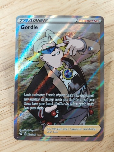 Gordie 201/203 Evolving Skies NM Full Art Ultra Rare Pokemon Card