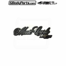 78-88 Monte Carlo CL LS Trunk Deck Lid Emblem O.E. Quality NEW repro GM#20046651