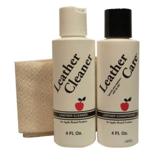 Apple Brand Leather Cleaner 4 oz - Great for Shoes, Boots, Handbags, Car  Upholstery, Furniture - Removes Surface Dirt, Grime, Salt and More From