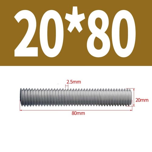 A2 Stainless Steel Threaded Rod Full Thread Studding Bar M10 M12 M14 M16 M18 M20 - Picture 123 of 133