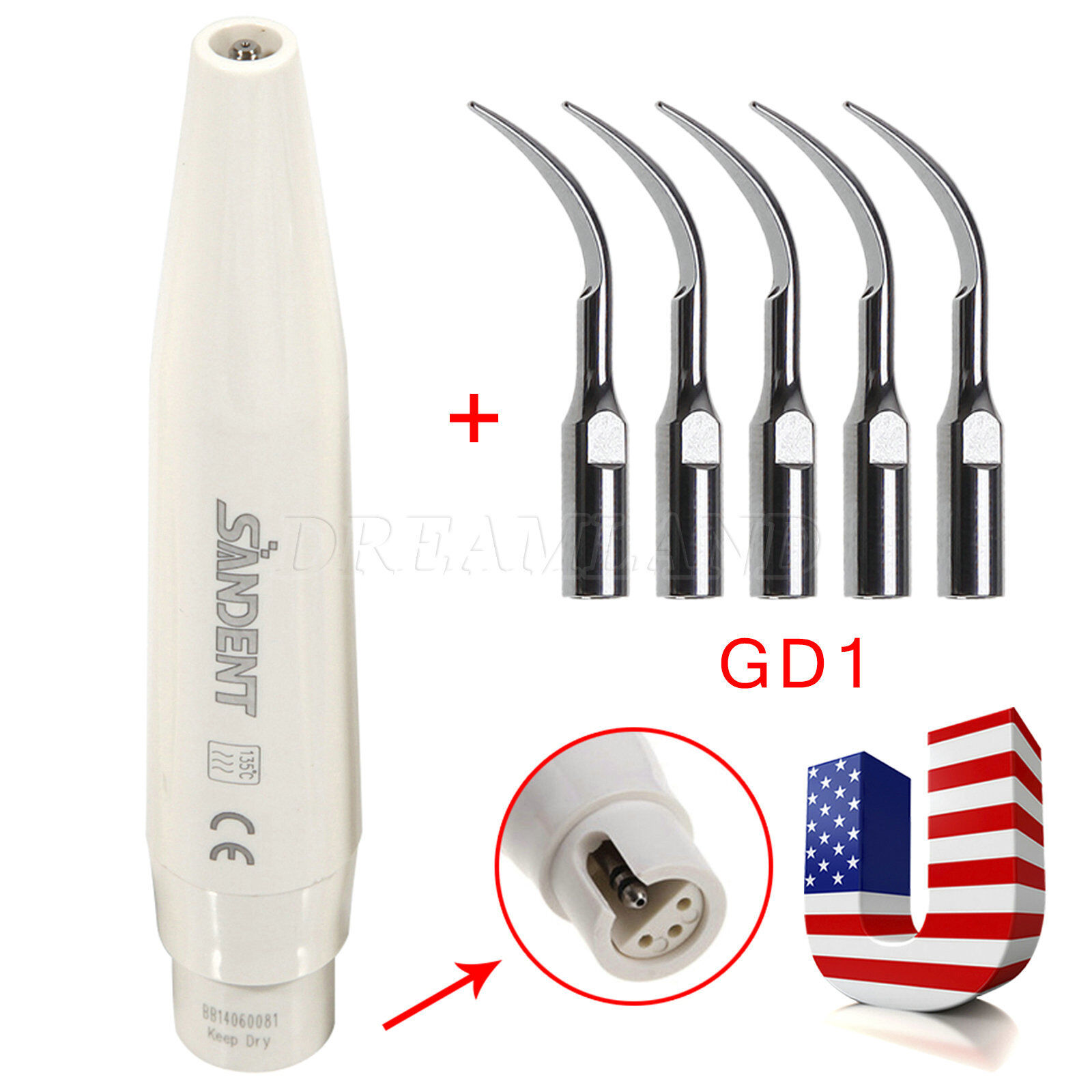 Piezo Dental Tucson Mall Ultrasonic Scaler Handpiece 5 fit DTE Tips P G Some reservation E