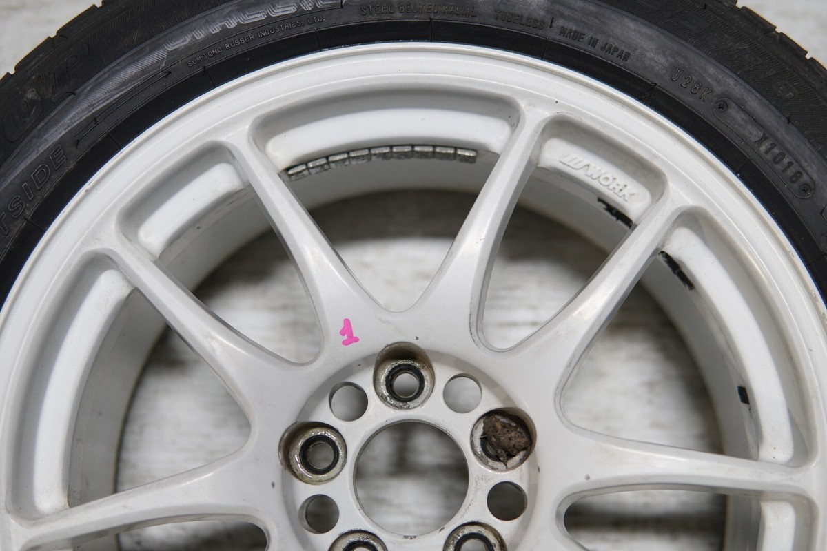 JDM Work Emotion CR Kai Wheels Rims Mags 5x100 16x7 35 JDM Work Emotion CR Kai Wheels Rims Mags 5x100 16x7 35